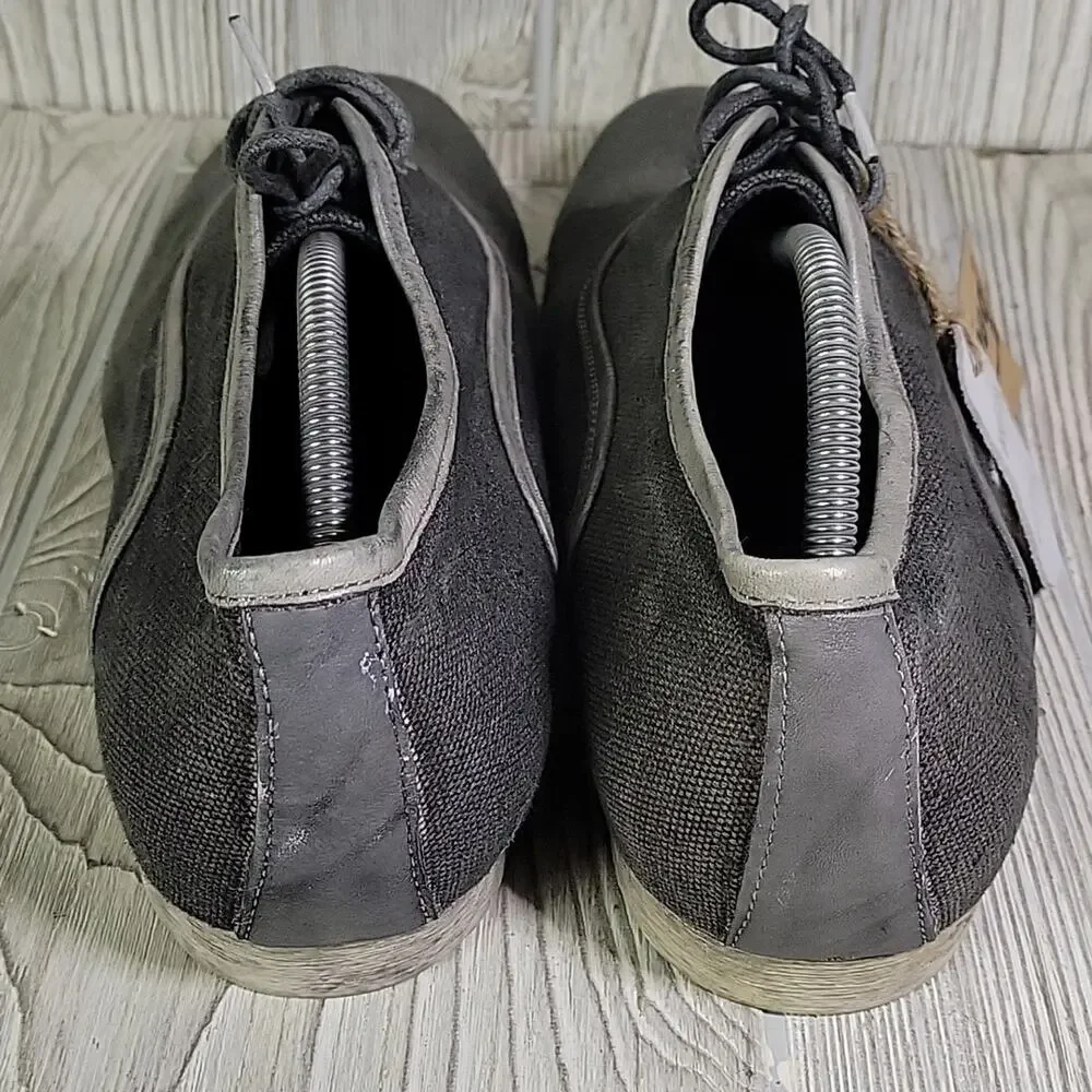 Bed Stu Cosburn Grey Lace Up Oxford Dress Shoes Mens Size 12 NWT